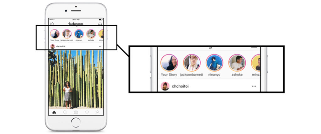 If you play your cards right, you can keep your Story at the top of the Instagram app, where you can communicate directly with customers.