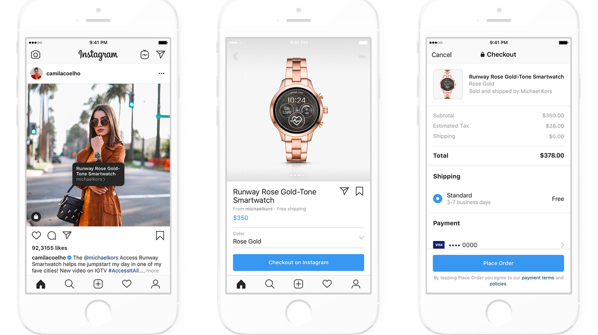 instagram checkout flow is a seamless shopping experience